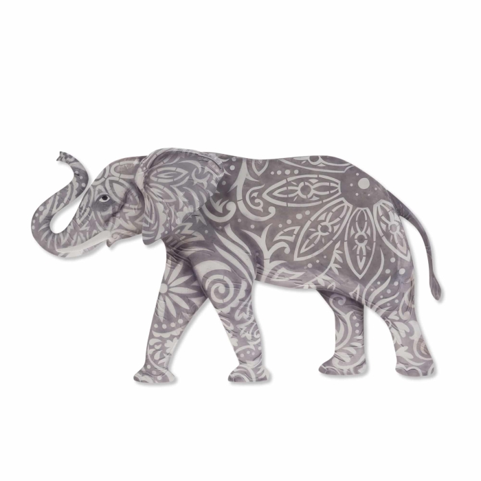 Elephant Wall Decor Gray <br>(Item # m7050 gr) - Image 4
