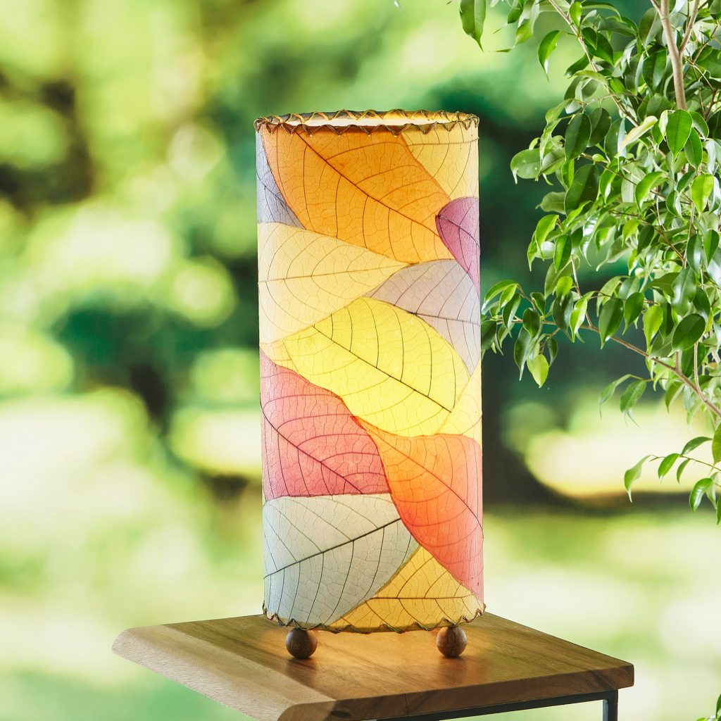 Outdoor shelf lighting in multi and natural