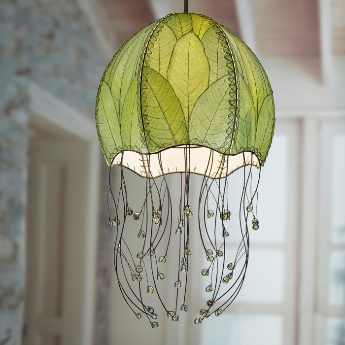 Jellyfish Pendant Green <br>(Item # 525 g)