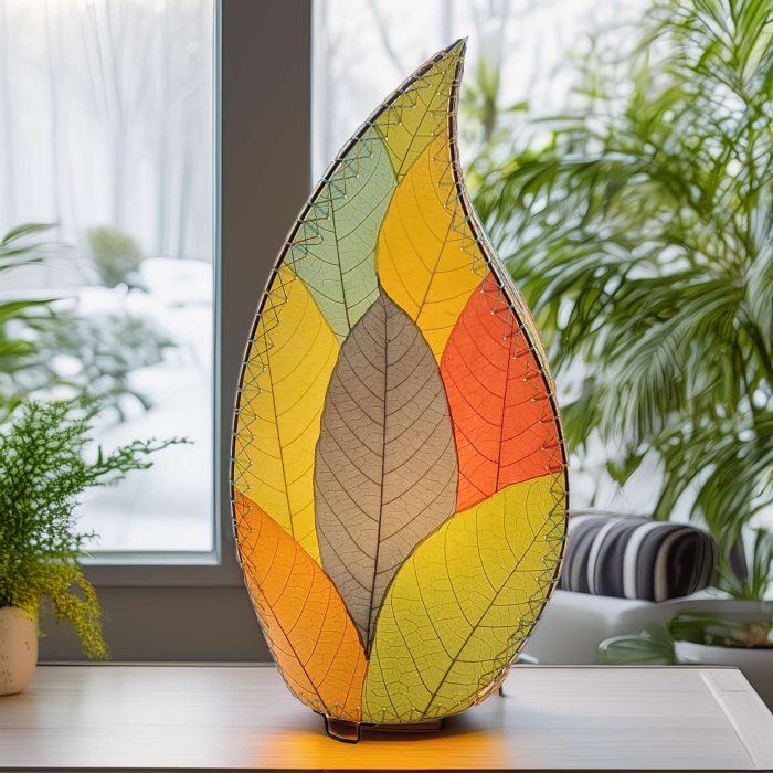 24 Inch Leaflet Lamp Multi Color <br>(Item # 347 l m)