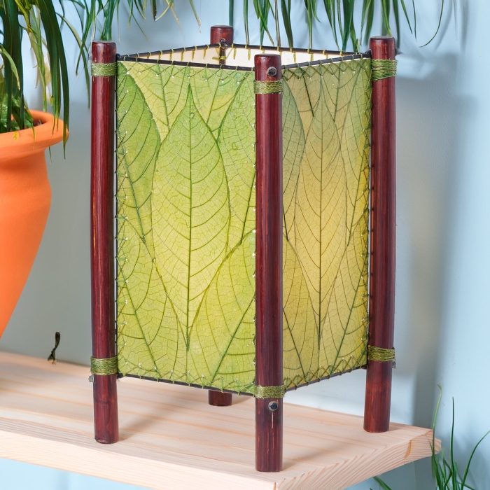 Fortune Table Lamp Green <br>(Item # 395 t g) - Image 2