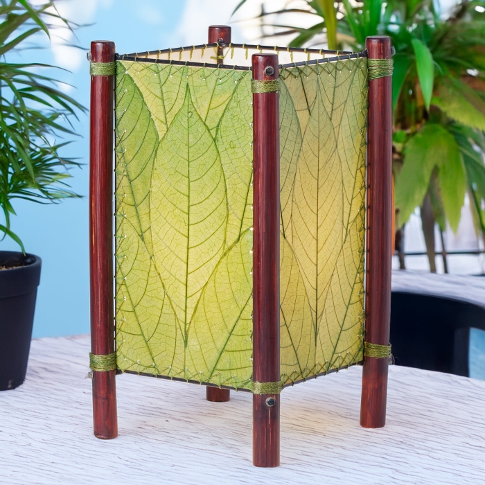 Fortune Table Lamp Green <br>(Item # 395 t g)