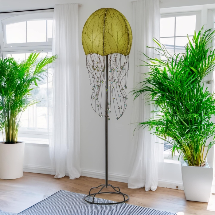 Jellyfish Large Floor Lamp Green <br>(Item # 399 g) - Image 2