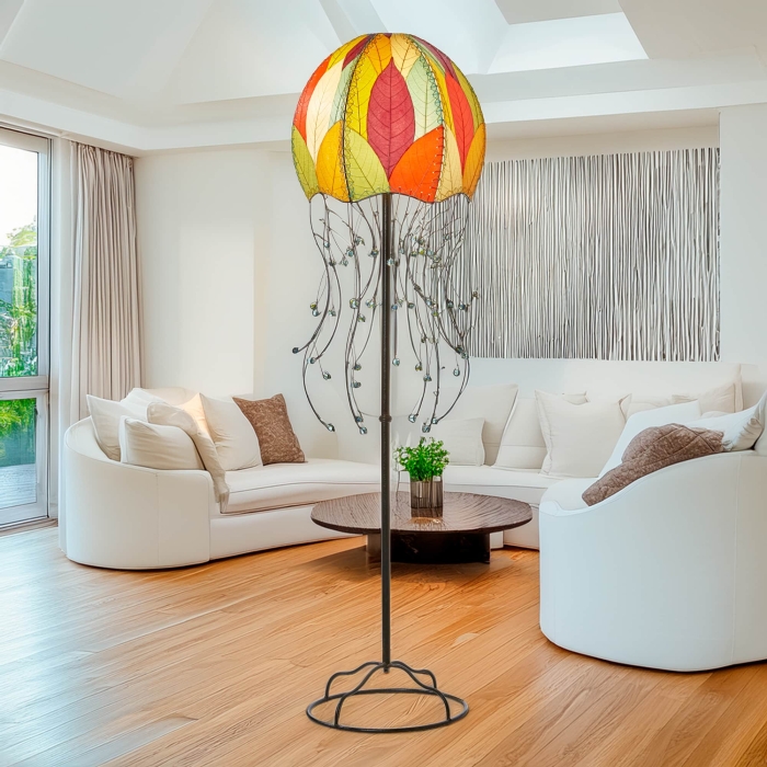 Jellyfish Large Floor Lamp Multi Color <br>(Item # 399 m) - Image 2