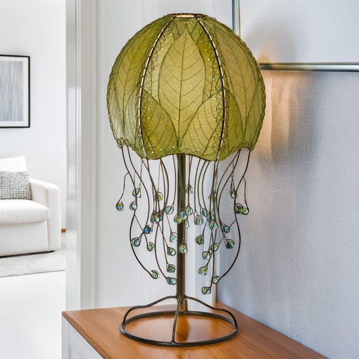 Jellyfish Table Lamp Green <br>(Item # 399 t g)