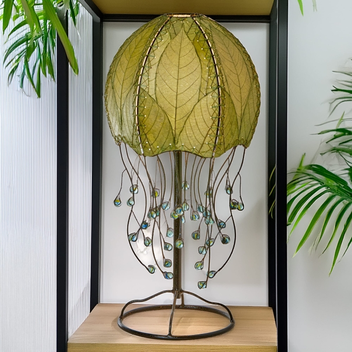 Jellyfish Table Lamp Green <br>(Item # 399 t g) - Image 2