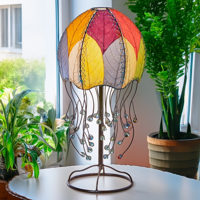Jellyfish Table Lamp Multi Color <br>(Item # 399 t m) - Image 2