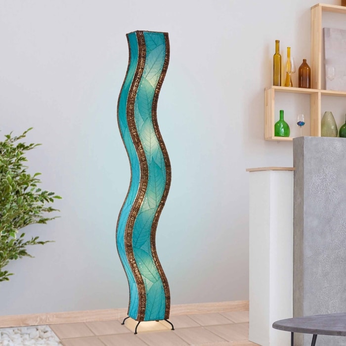 Wave Giant Floor Lamp Sea Blue <br>(Item # 457 xl sb) - Image 2