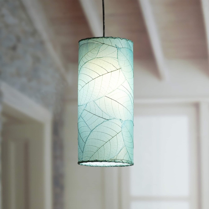 Cylinder Pendant Sea Blue <br>(Item # 504 sb)