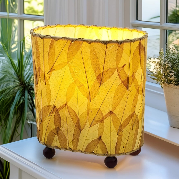 Mini Guyabano Table Lamp Natural <br>(Item # 531 n)