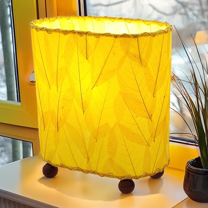 Mini Guyabano Table Lamp Yellow <br>(Item # 531 y)