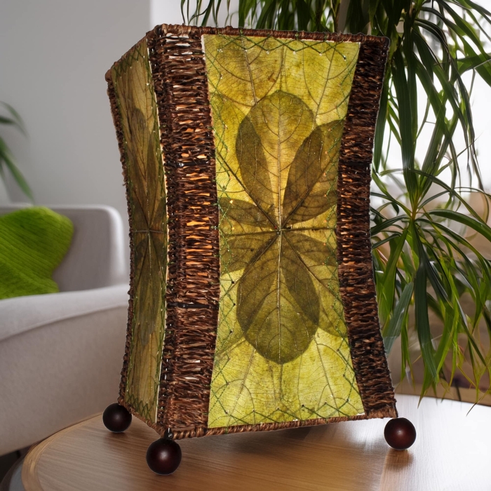Hourglass Table Lamp Green <br>(Item # 553 t g) - Image 2