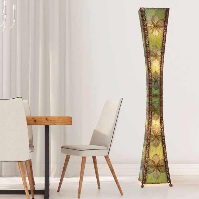 Hourglass Giant Floor Lamp Green <br>(Item # 553 xl g) - Image 2