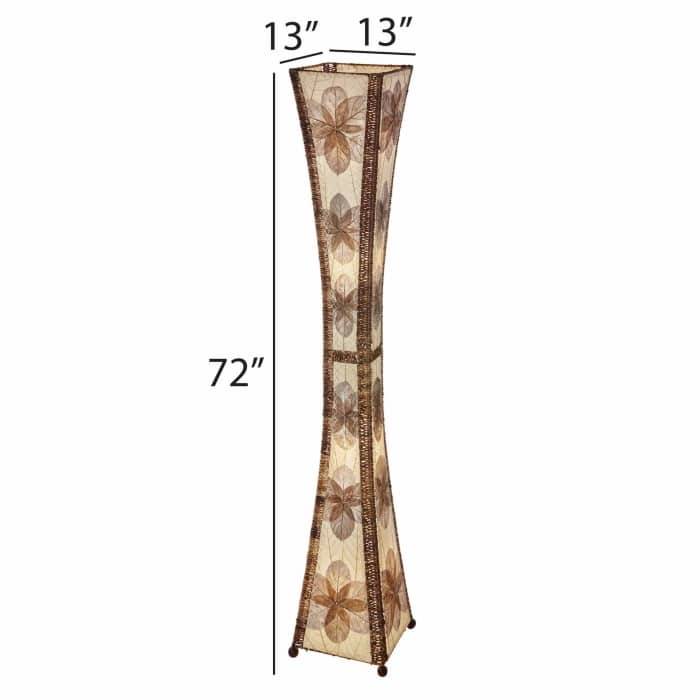 Hourglass Giant Floor Lamp Natural <br>(Item # 553 xl n) - Image 2