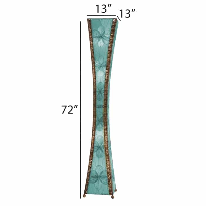 Hourglass Giant Floor Lamp Sea Blue <br>(Item # 553 xl sb) - Image 2