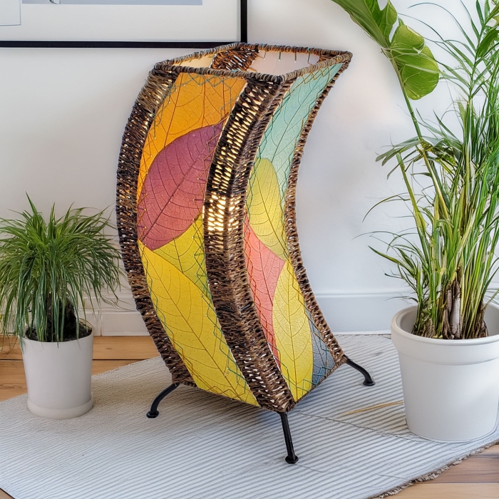 C Shape Table Lamp Multi Color <br>(Item # 566 m) - Image 2