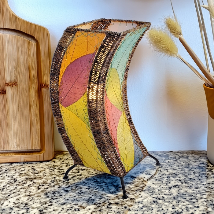 C Shape Table Lamp Multi Color <br>(Item # 566 m)