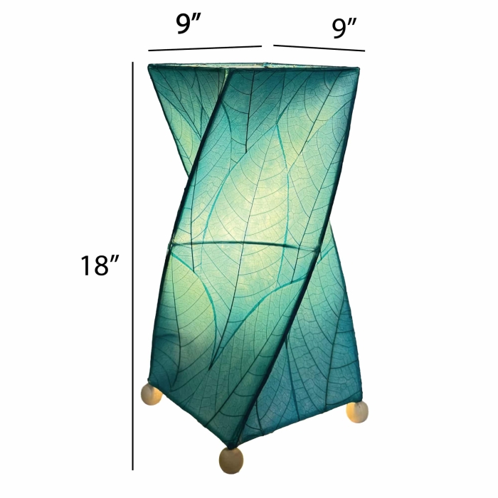 Twist Table Lamp Sea Blue <br>(Item # 567 t sb) - Image 3