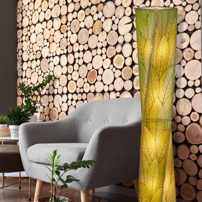 Twist Giant Floor Lamp Green <br>(Item # 567 xl g)