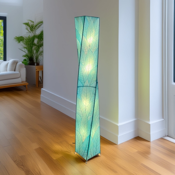 Twist Giant Floor Lamp Sea Blue <br>(Item # 567 xl sb)