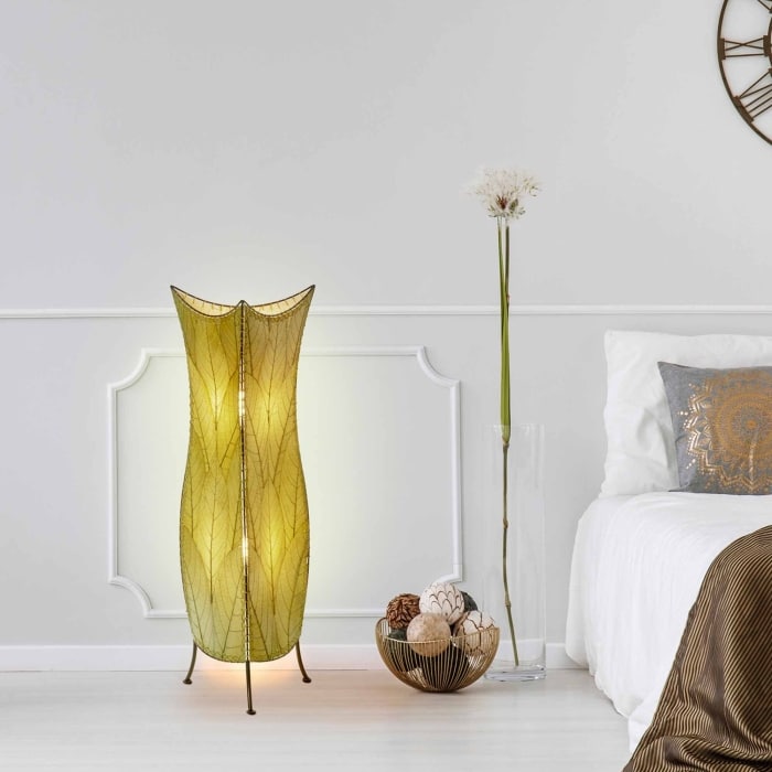 Flowerbud Large Floor Lamp Green <br>(Item # 568 l g)
