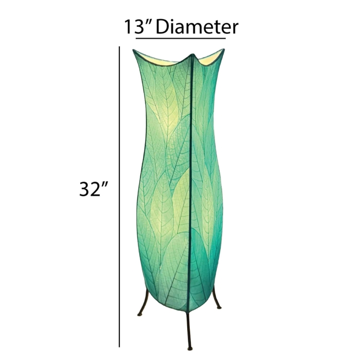 Flowerbud Large Floor Lamp Sea Blue <br>(Item # 568 l sb) - Image 2
