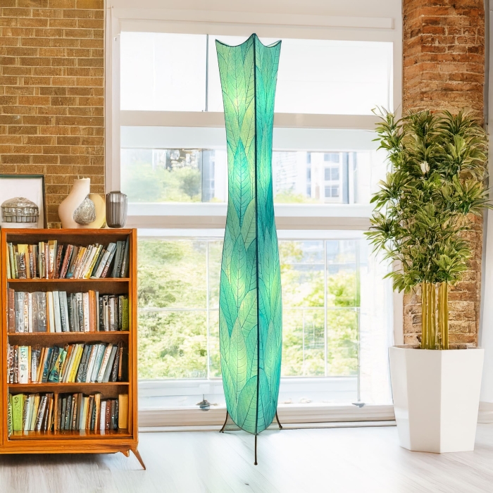 Flowerbud Giant Floor Lamp Sea Blue <br>(Item # 568 xl sb) - Image 2