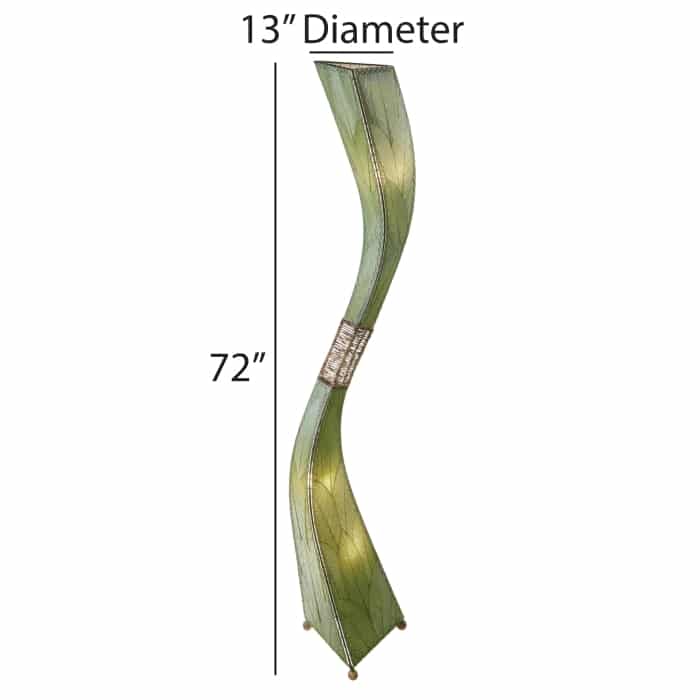 Flow Giant Floor Lamp Green <br>(Item # 569 xl g) - Image 2