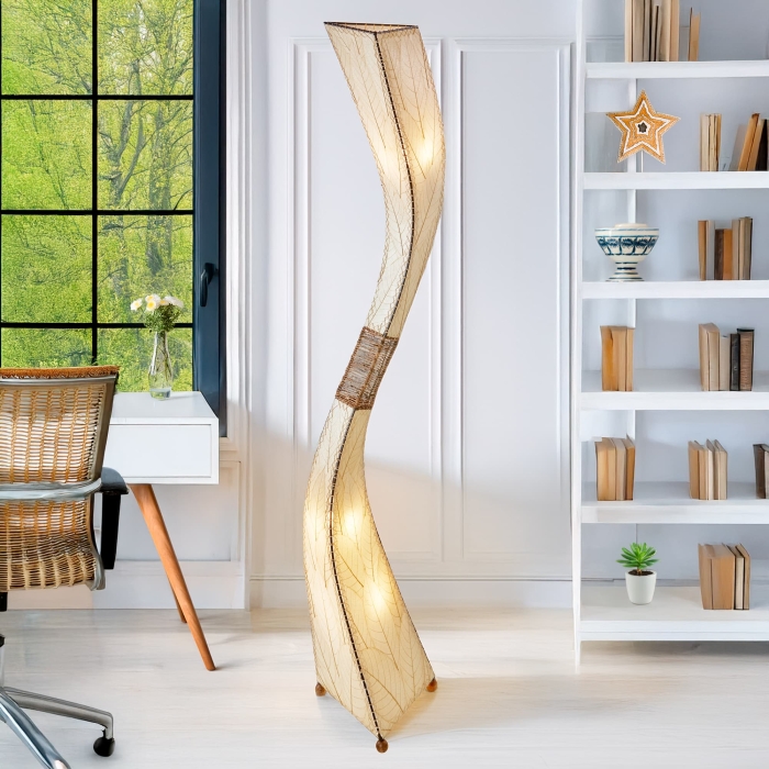 Flow Giant Floor Lamp Natural <br>(Item # 569 xl n) - Image 2