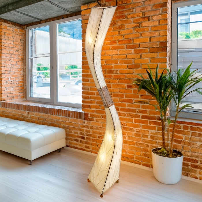 Flow Giant Floor Lamp Natural <br>(Item # 569 xl n)