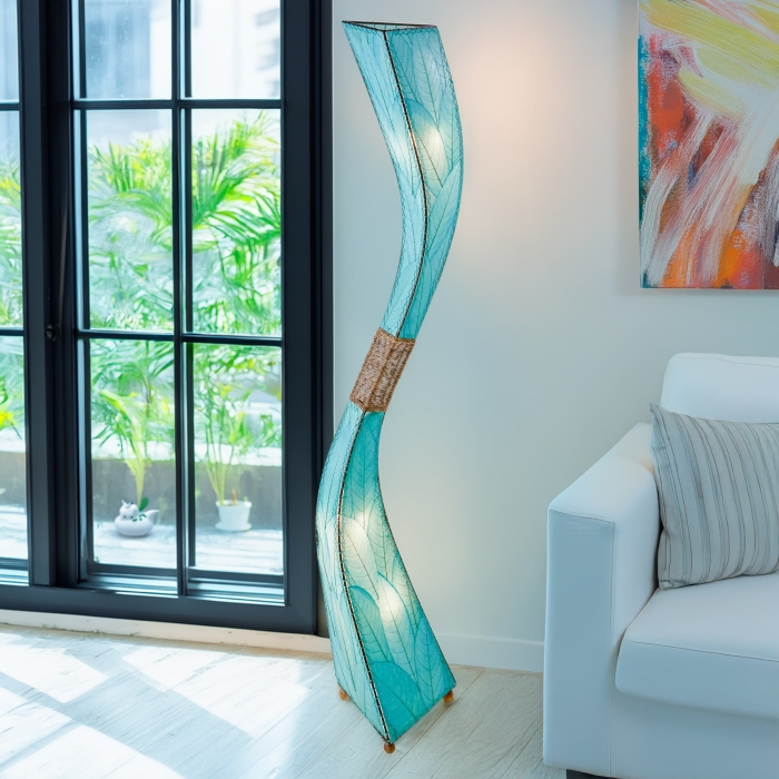 Flow Giant Floor Lamp Sea Blue <br>(Item # 569 xl sb)