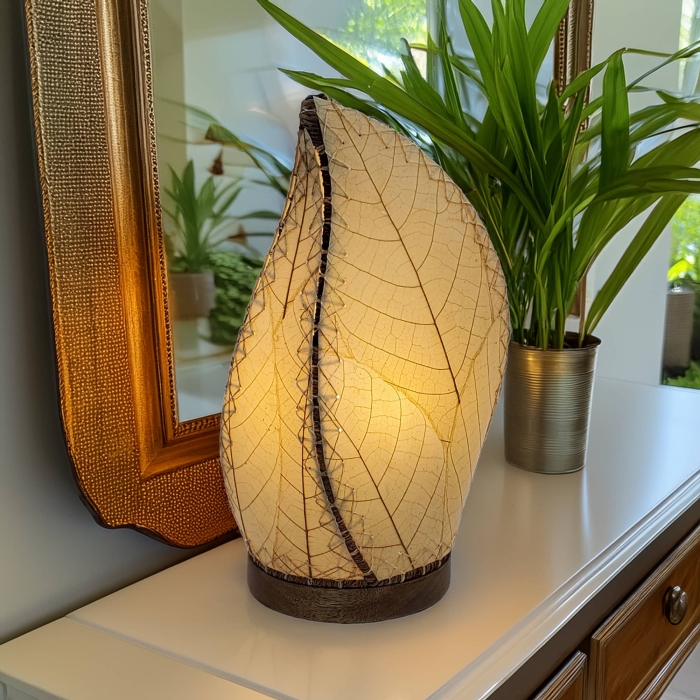 Leaflet Table Lamp Natural <br>(Item # 647 t n) - Image 2