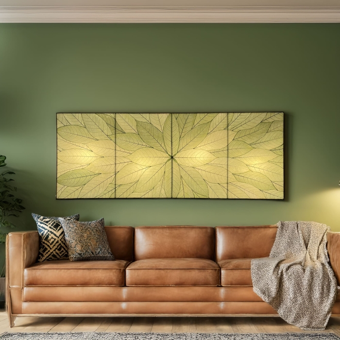 Sunburst Panel Wall Lamp Green <br>(Item # 313 w g)