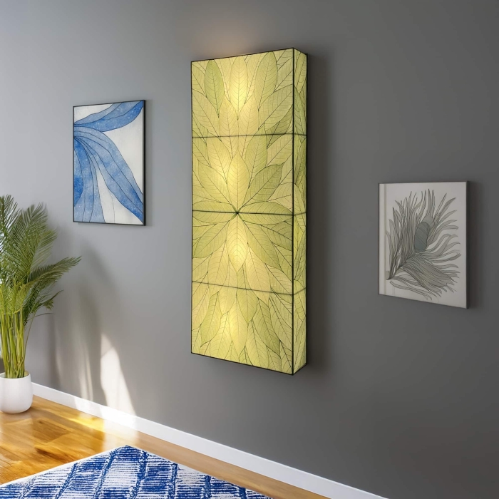 Sunburst Panel Wall Lamp Green <br>(Item # 313 w g) - Image 2