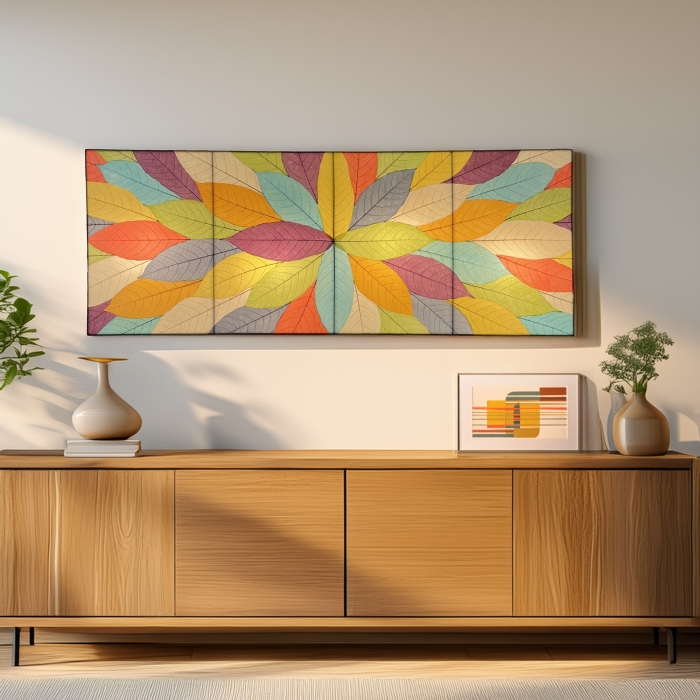 Sunburst Panel Wall Lamp Multi Color <br>(Item # 313 w m) - Image 2
