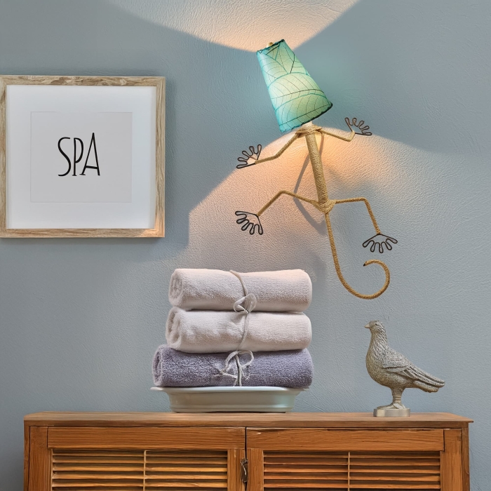 Gecko Wall Lamp Combo Sea Blue <br>(Item # 396 xsb)
