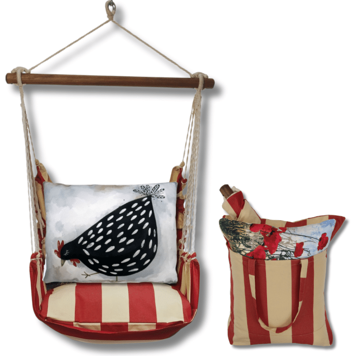 Swing Set 4 piece - Americana Stripe w/ Good Chick <br>(Item # right) <br>(Item # amll401-sp) - Image 2