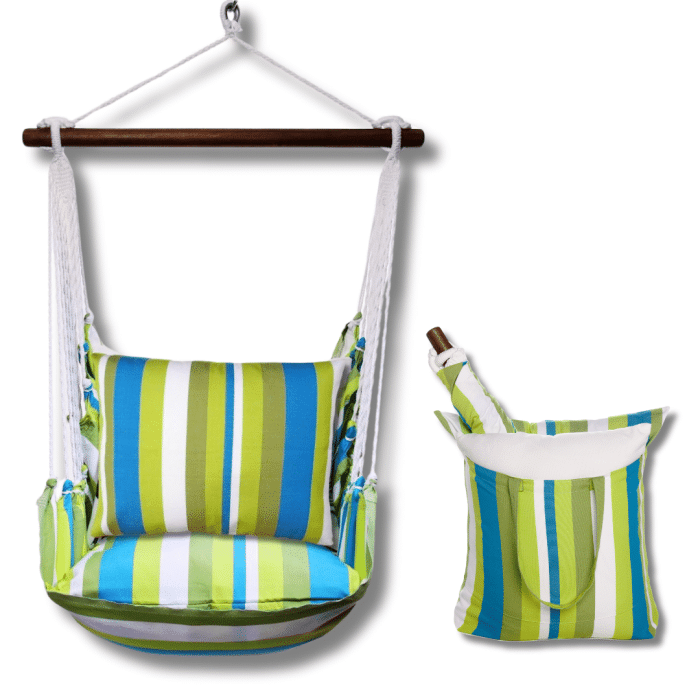 Swing Set 4 piece - Beach Boulevard Stripe w/ Beach Boulevard Stripe <br>(Item # bb204-sp) - Image 2