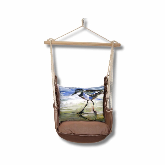 Swing Set 4 piece - Chocolate Solid w/ Sandpiper <br>(Item # chsw402-sp) - Image 3
