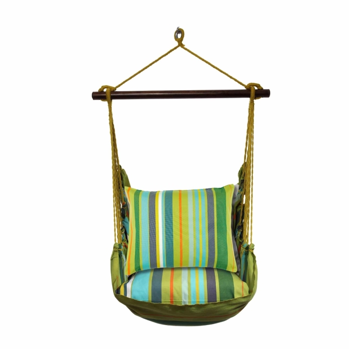 Swing Set 4 piece - Citrus Stripe w/ Citrus Stripe <br>(Item # ct273-sp) - Image 3
