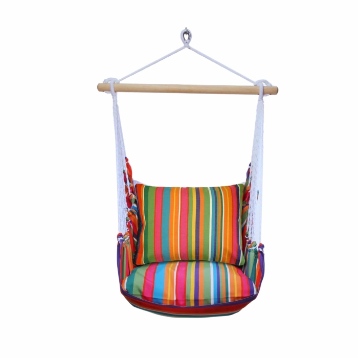 Swing Set 4 piece - Le Jardin Stripe w/ Le Jardin Stripe <br>(Item # lj119-sp) - Image 3