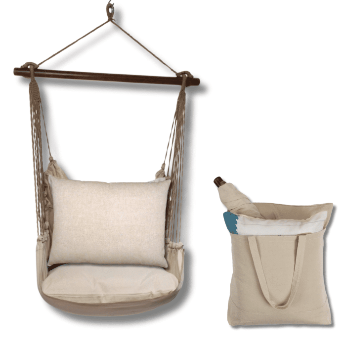Swing Set 4 piece - Latte Solid w/ Latte Solid <br>(Item # lt199-sp) - Image 2