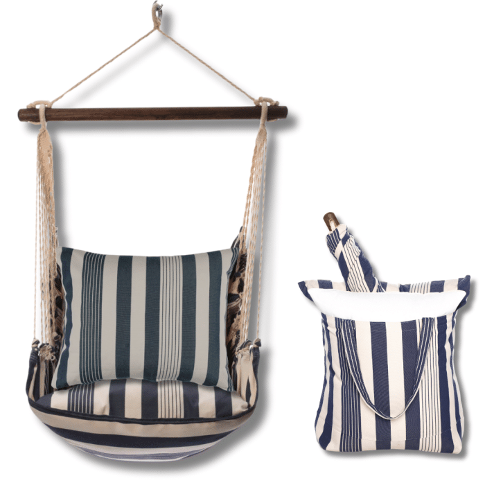 Swing Set 4 piece - Marina Stripe w/ Marina Stripe <br>(Item # ma170-sp) - Image 2