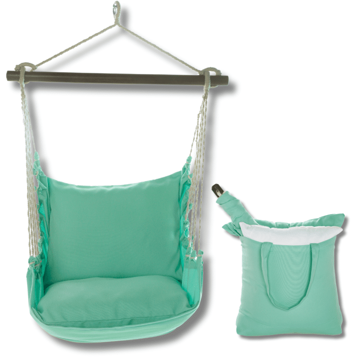 Swing Set 4 piece - Seafoam Green Solid w/ Seafoam Green Solid <br>(Item # sf301-sp) - Image 2