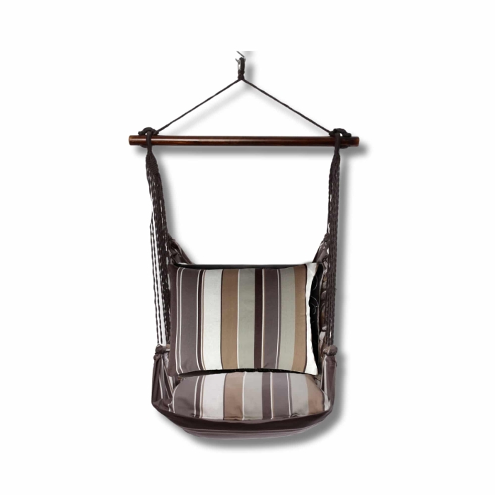 Swing Set 4 piece - Slate Gray Stripe w/ Slate Gray Stripe <br>(Item # sg331-sp) - Image 3