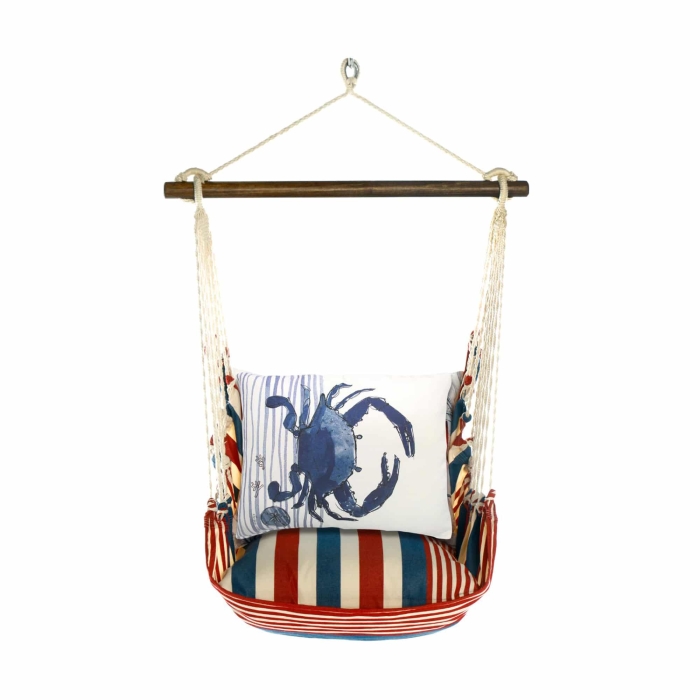Swing Set 4 piece - Stars & Stripes w/ Crab <br>(Item # Blue) <br>(Item # ssrr915-sp) - Image 3