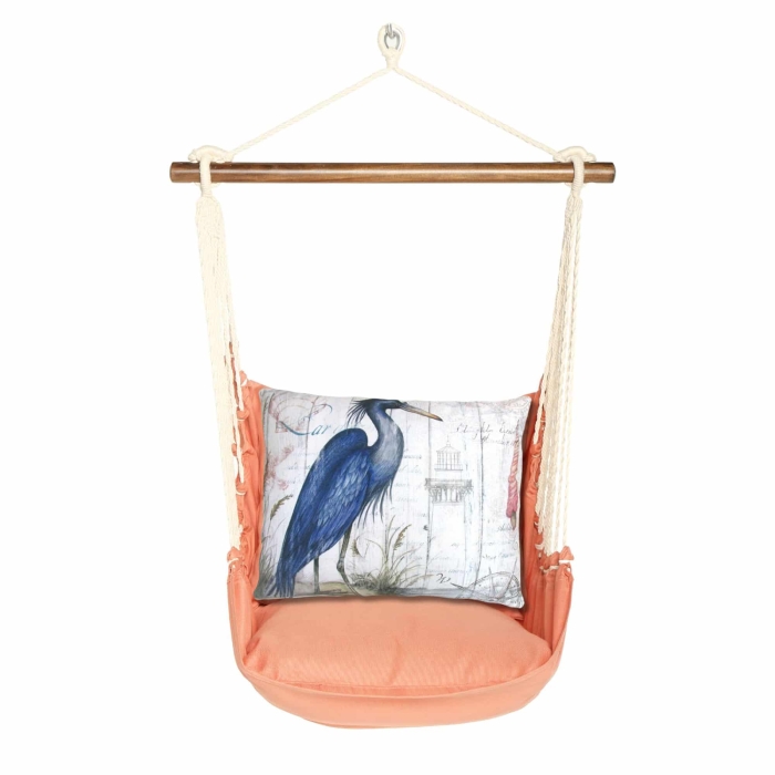 Swing Set 4 piece - Living Coral w/ Majestic Heron <br>(Item # sws-lc-sw803) - Image 3