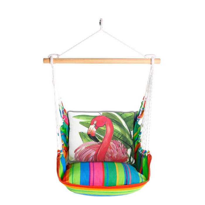Swing Set 4 piece - Le Jardin Nouveau w/ Flamingo Pink <br>(Item # sws-ljn-rr707) - Image 3