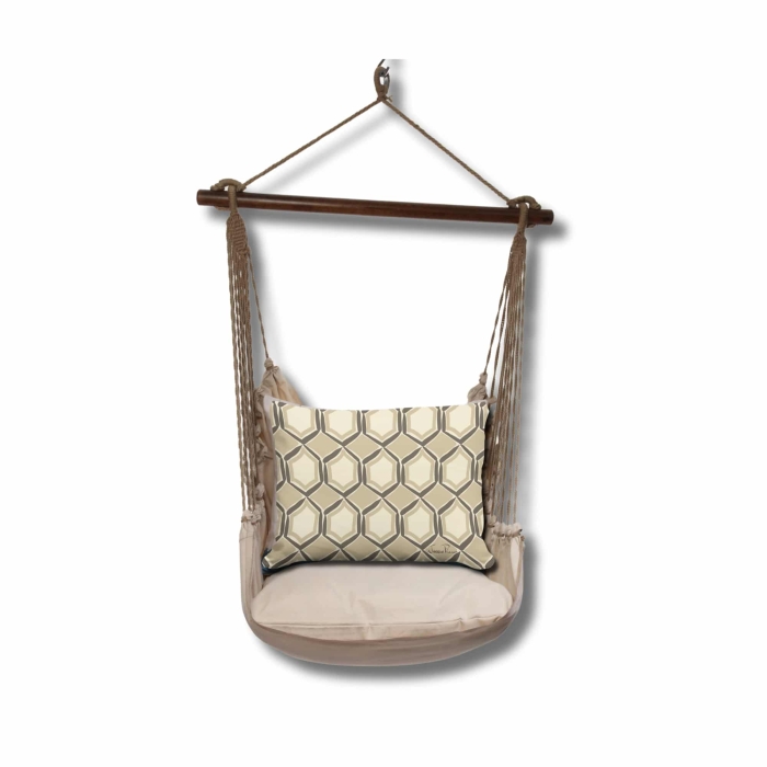 Swing Set 4 piece - Latte Solid w/ Vintage Mirrors <br>(Item # sws-lt-jap2506) - Image 3