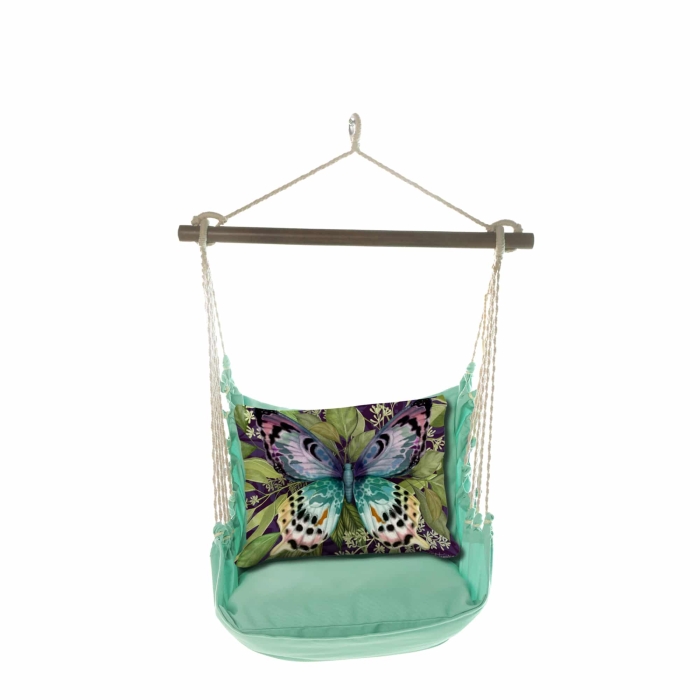 Swing Set 4 piece - Seafoam Green Solid w/ Mystic Butterfly <br>(Item # sws-sf-nt2504) - Image 3